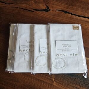 West Elm Window Panel Set Of 4